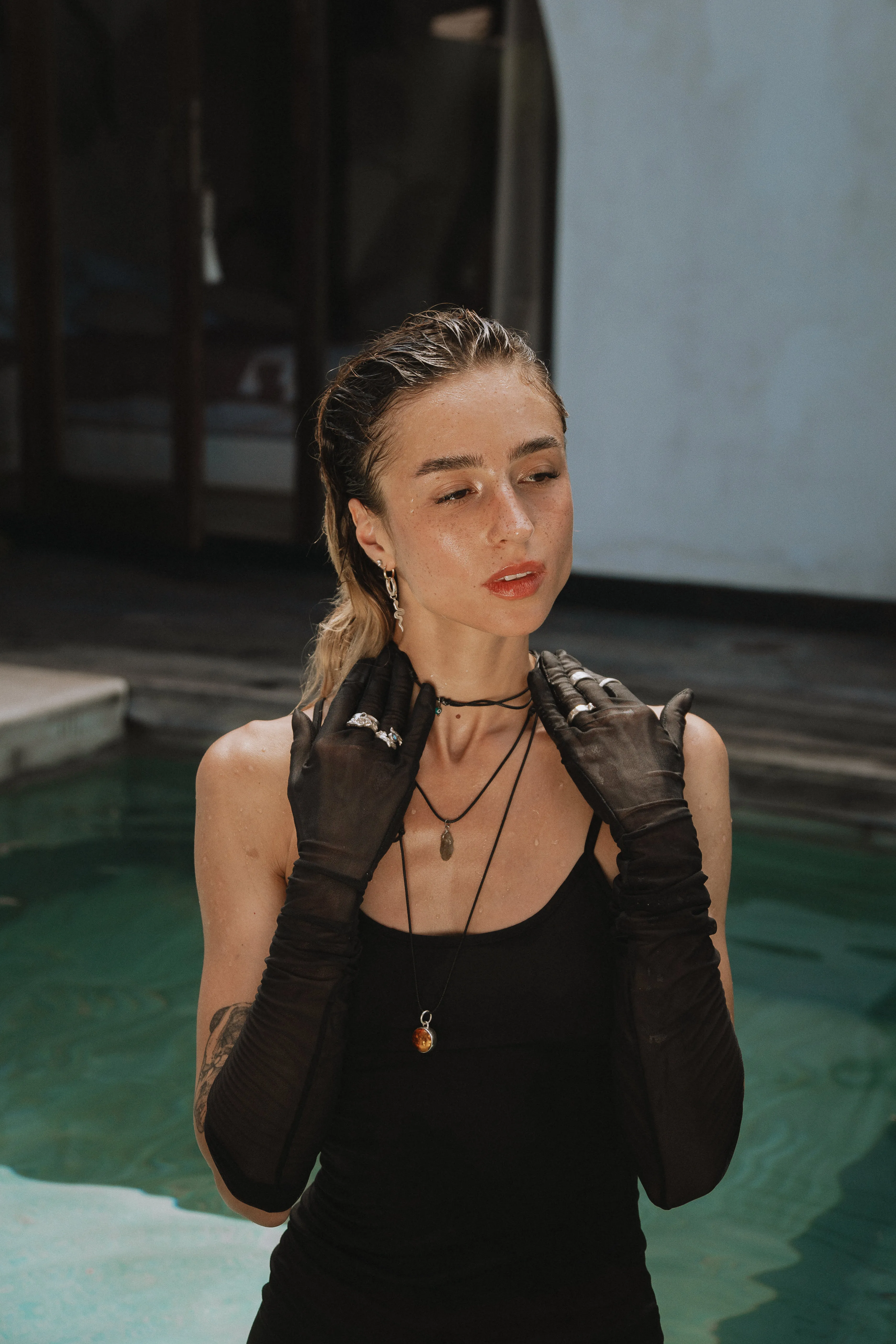 Artistic fashion photography with creative expressive uniqueness