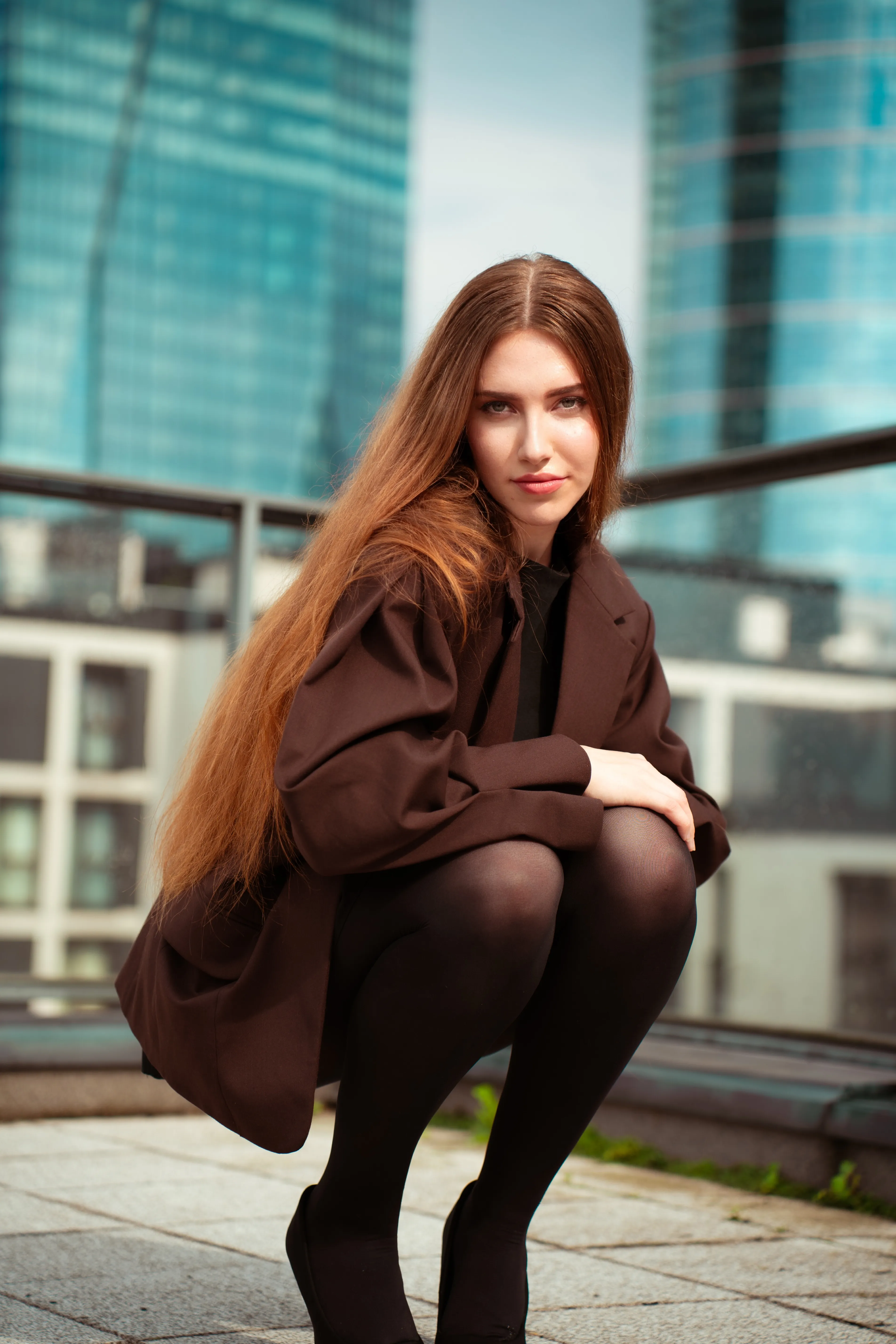 Professional editorial fashion photography with high-end styling