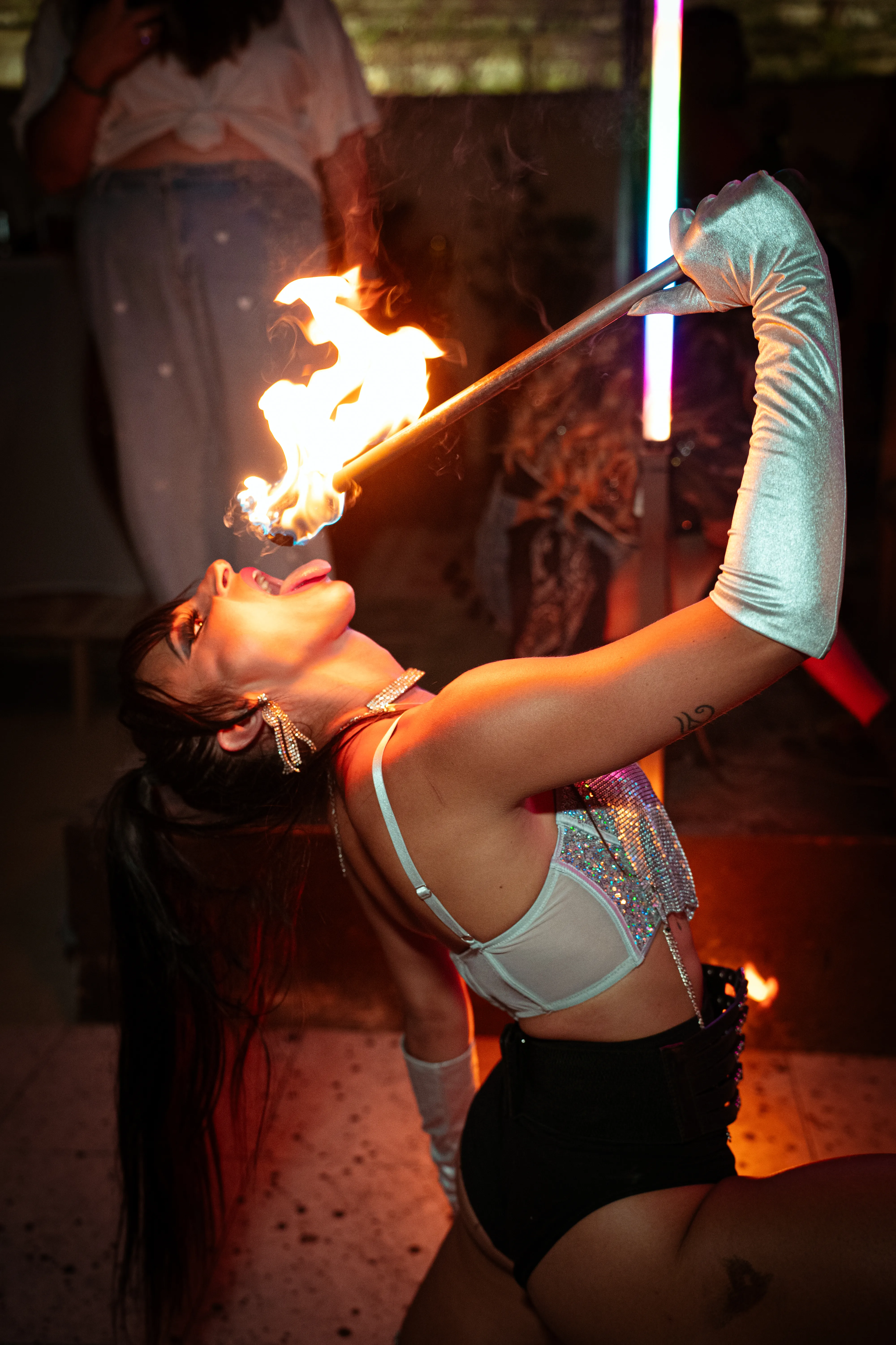 Professional night photography with stunning lighting and atmosphere