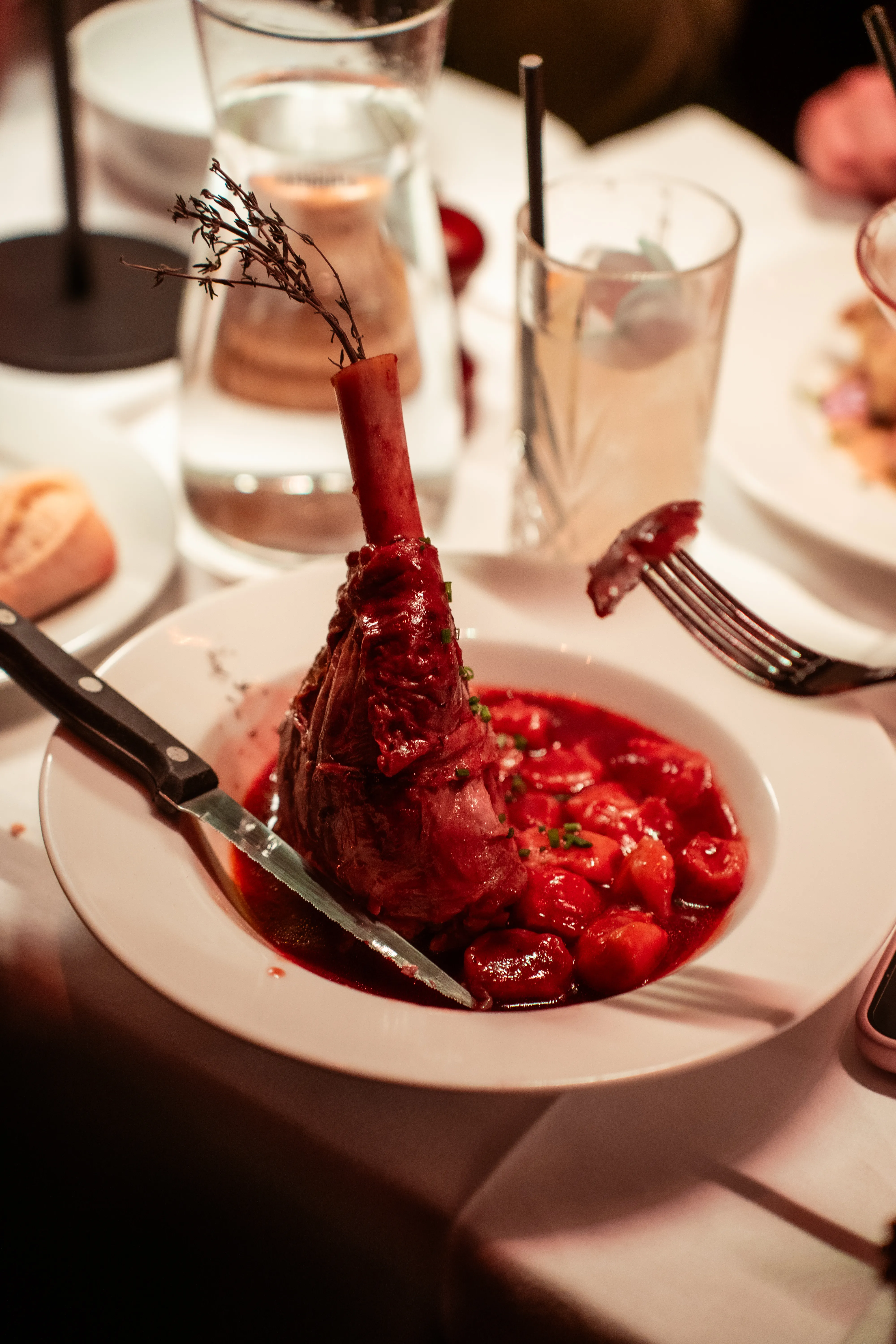 Professional restaurant photography with elegant interior design