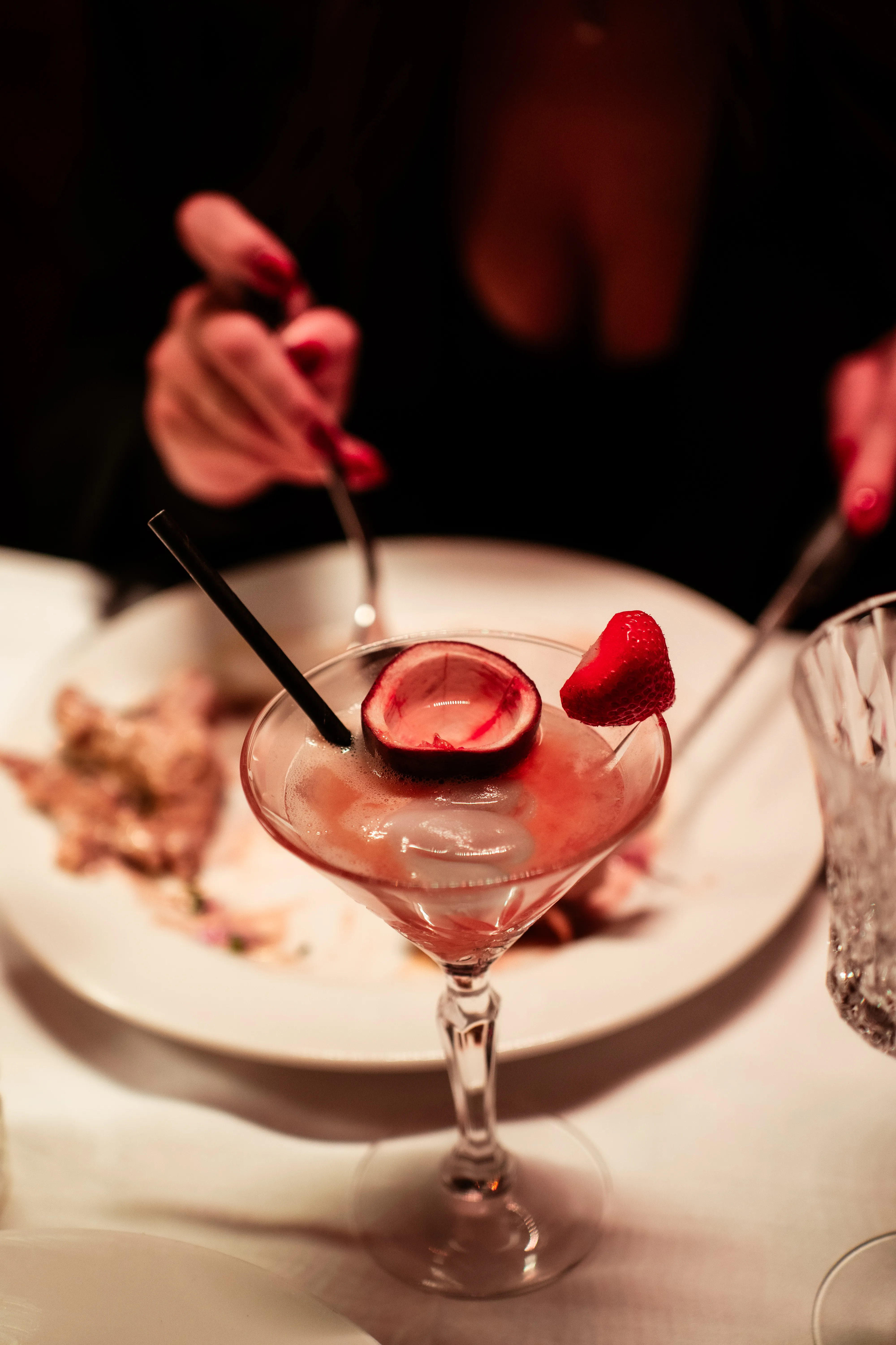 Professional restaurant photography with elegant interior design