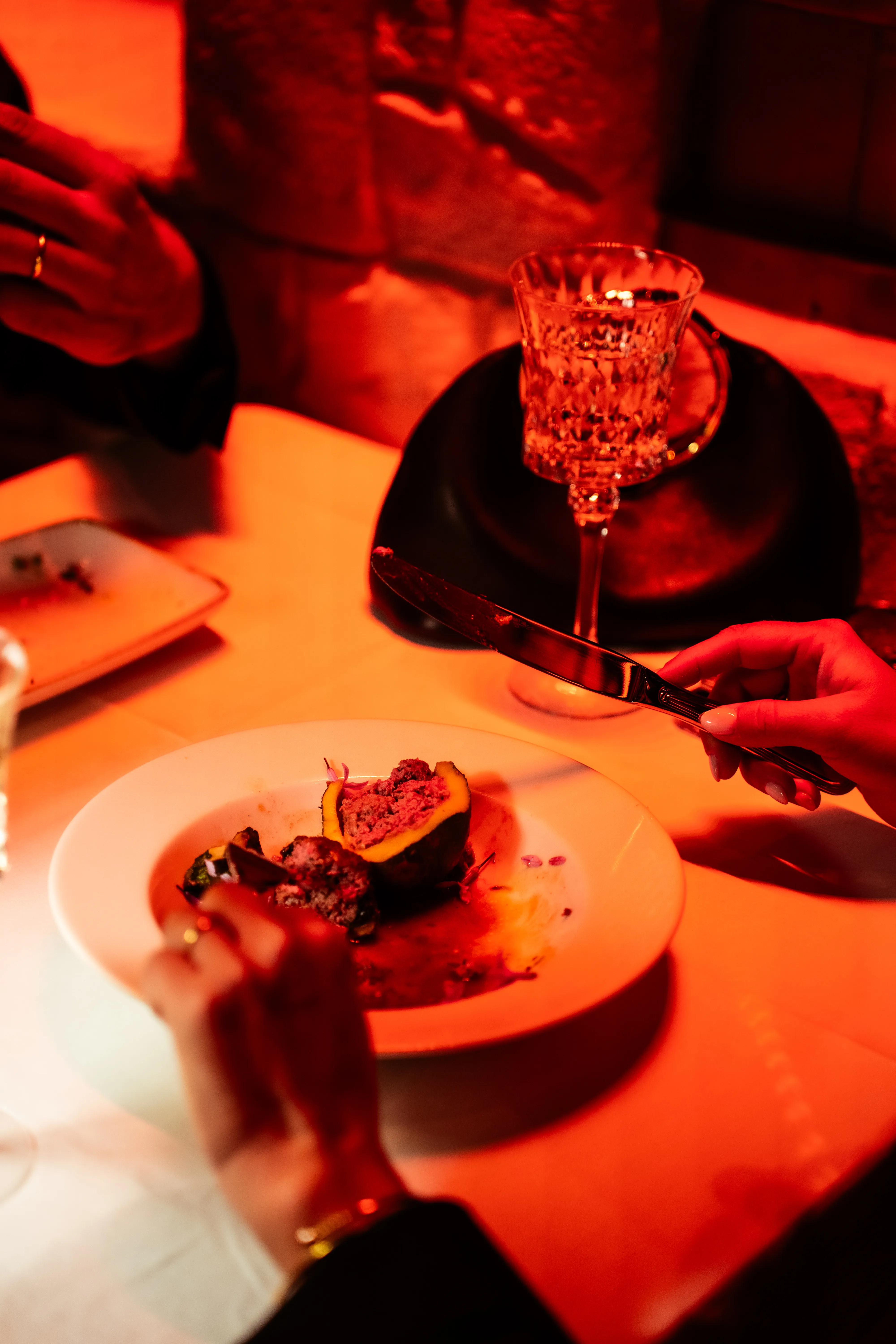 Professional restaurant photography with elegant interior design