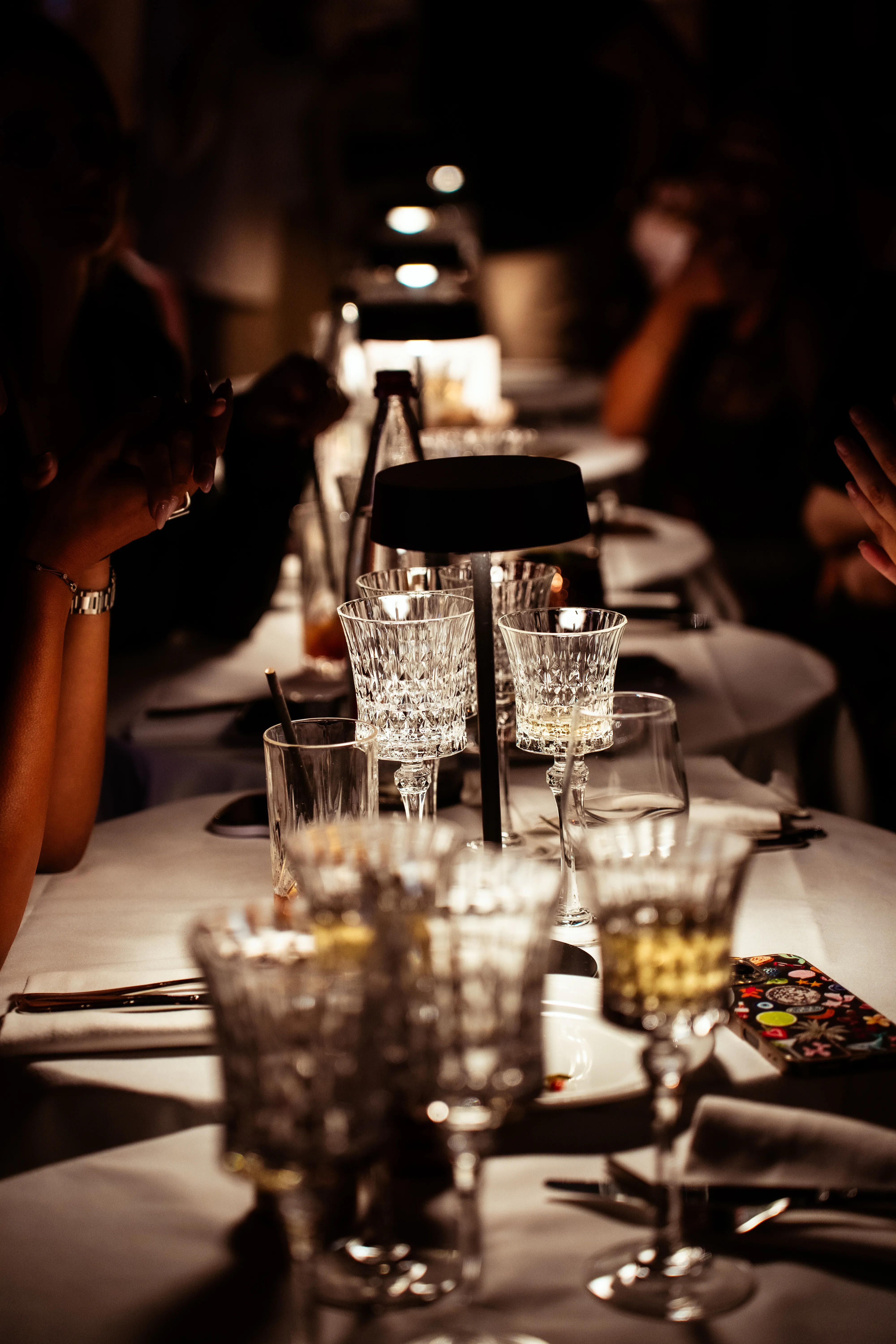 Professional restaurant photography with elegant interior design