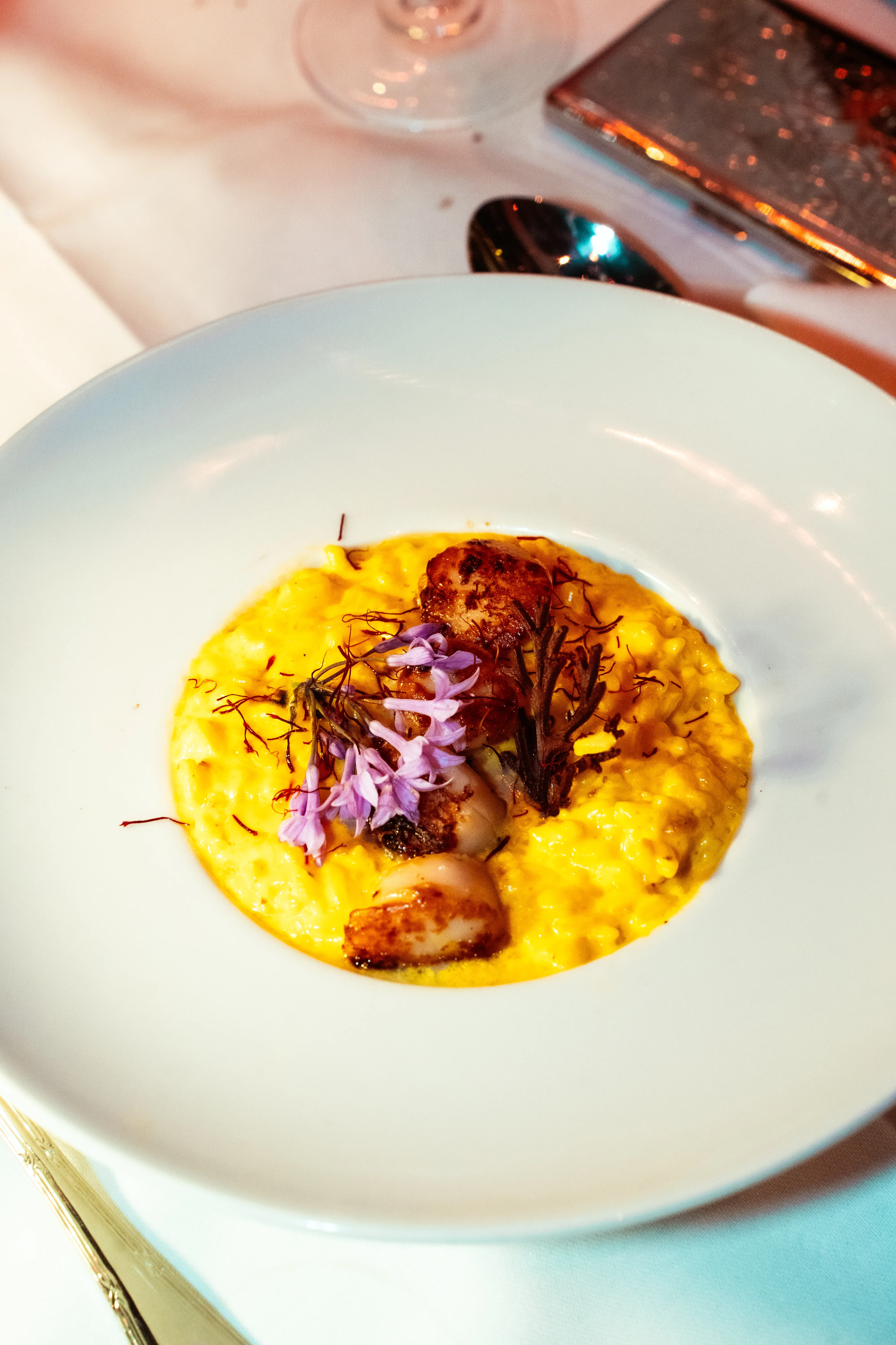 Professional restaurant photography with elegant interior design