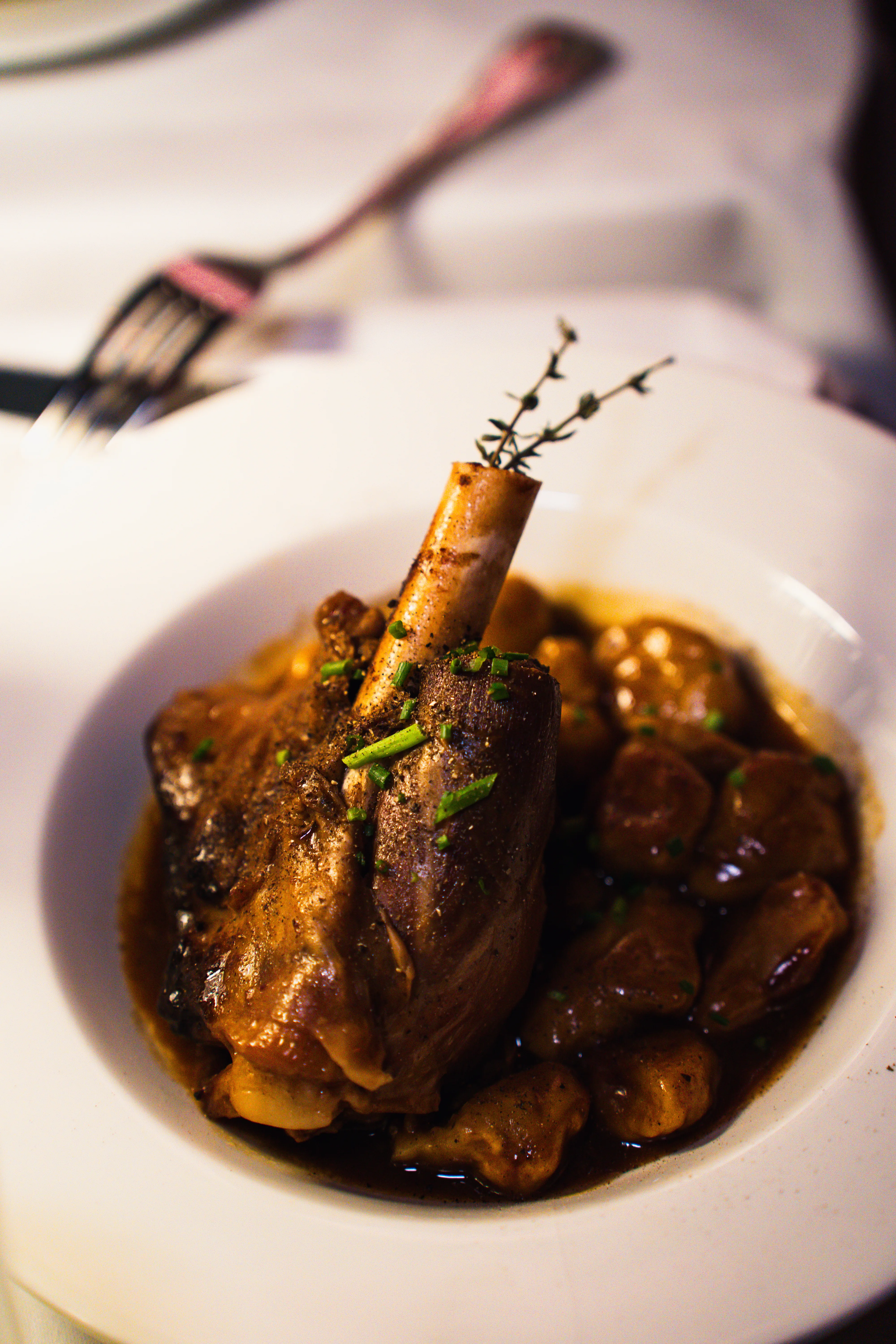 Professional restaurant photography with elegant interior design