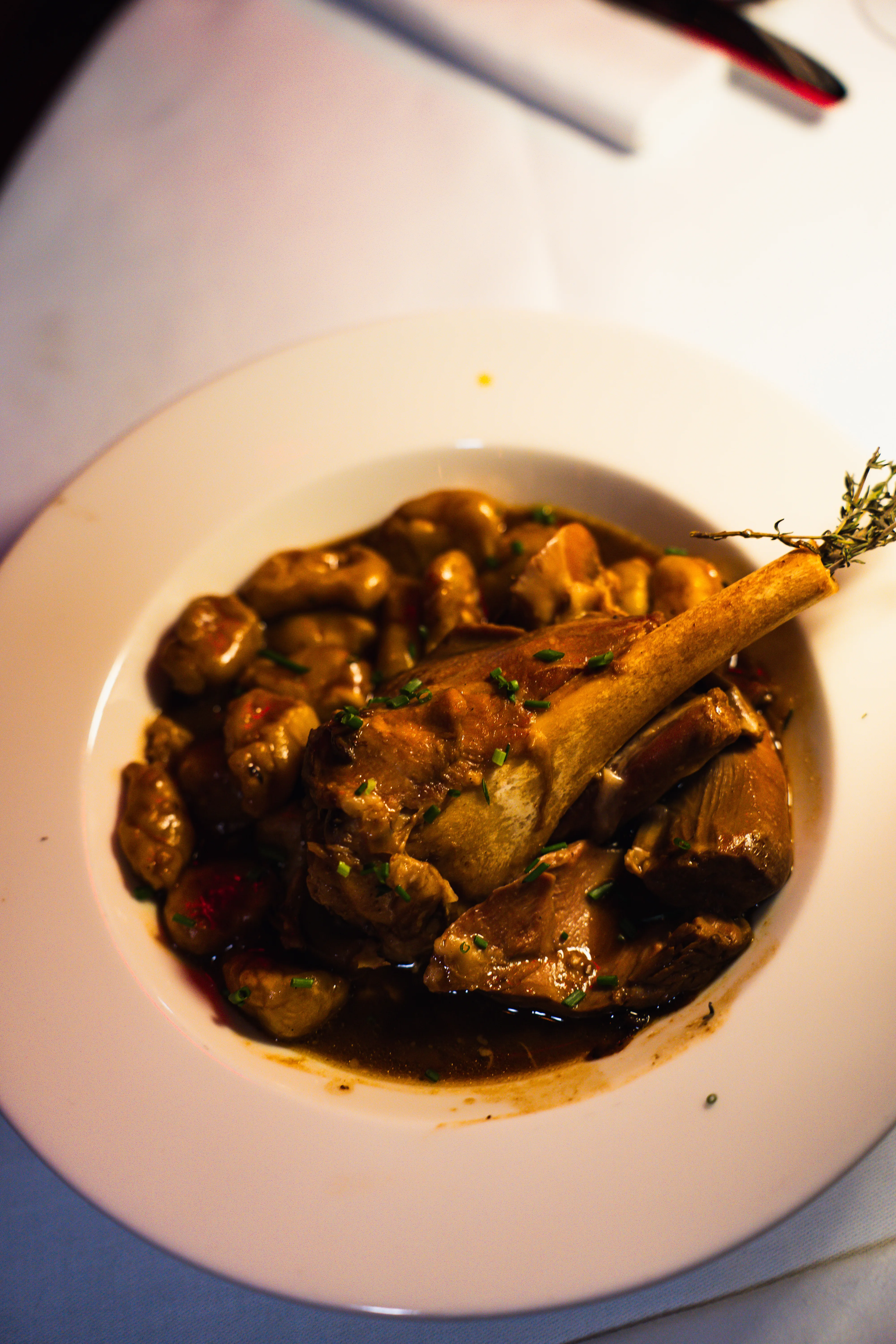 Professional restaurant photography with elegant interior design