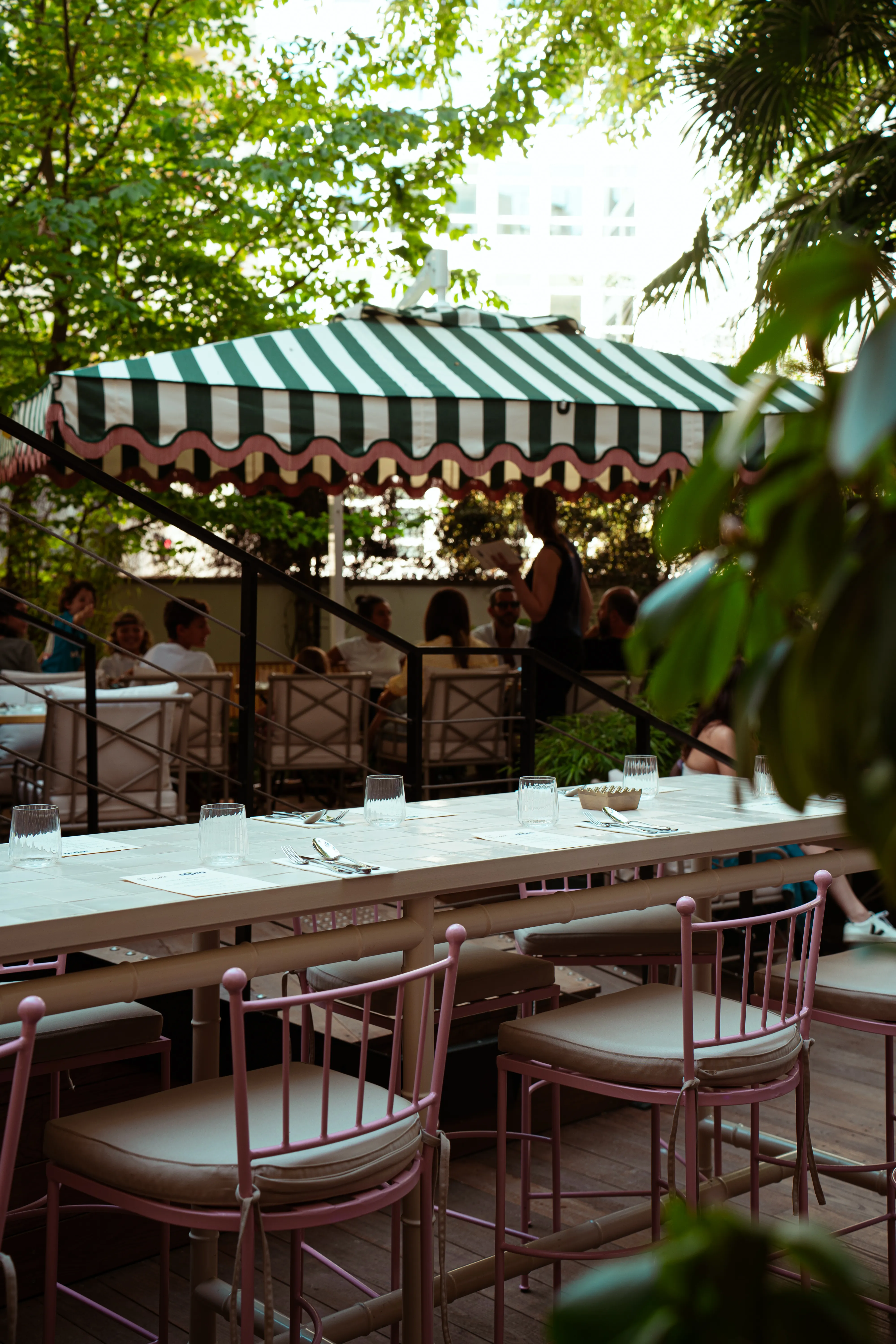 Professional restaurant photography with elegant interior design