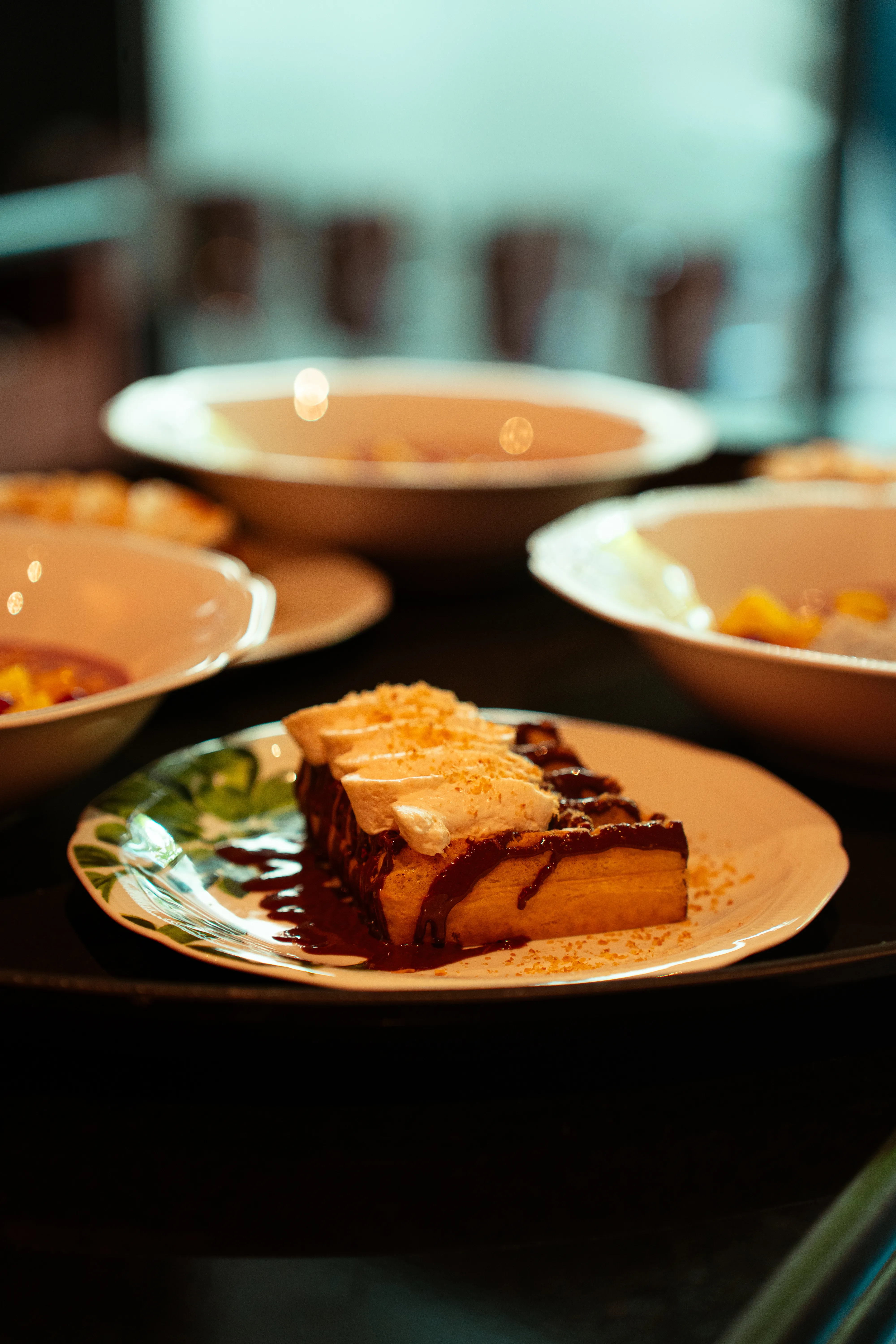 Professional restaurant photography with elegant interior design