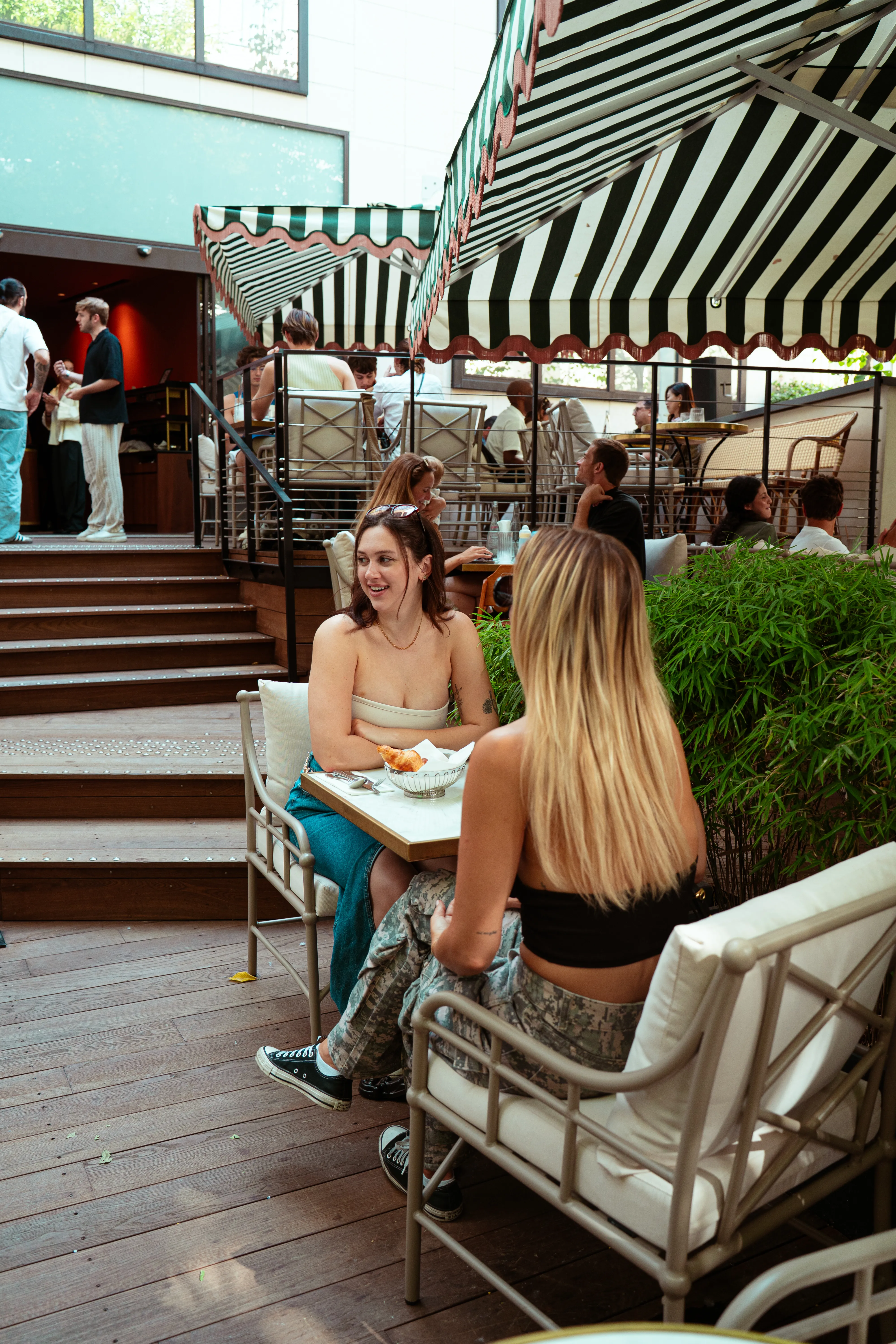 Professional restaurant photography with elegant interior design