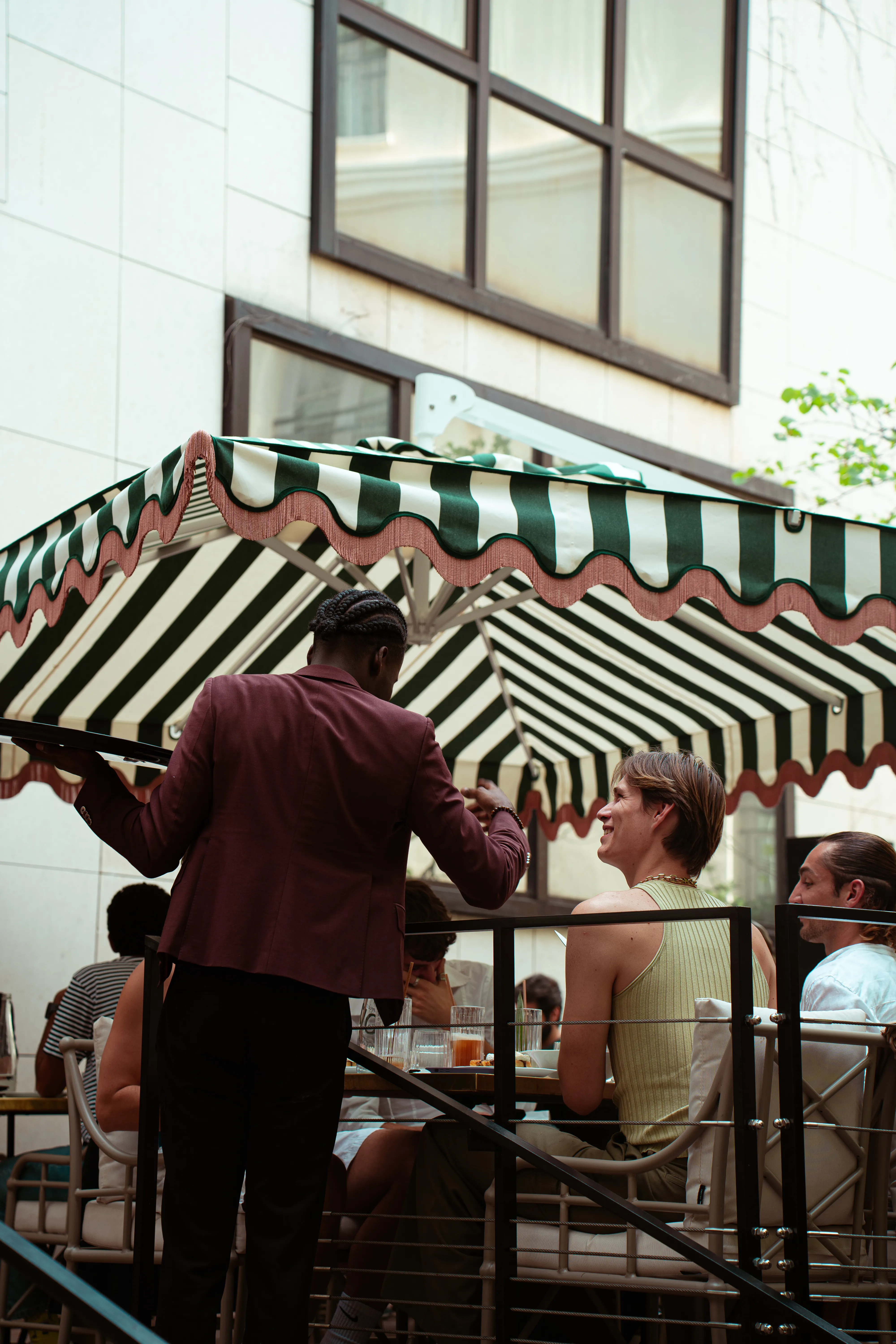 Professional restaurant photography with elegant interior design