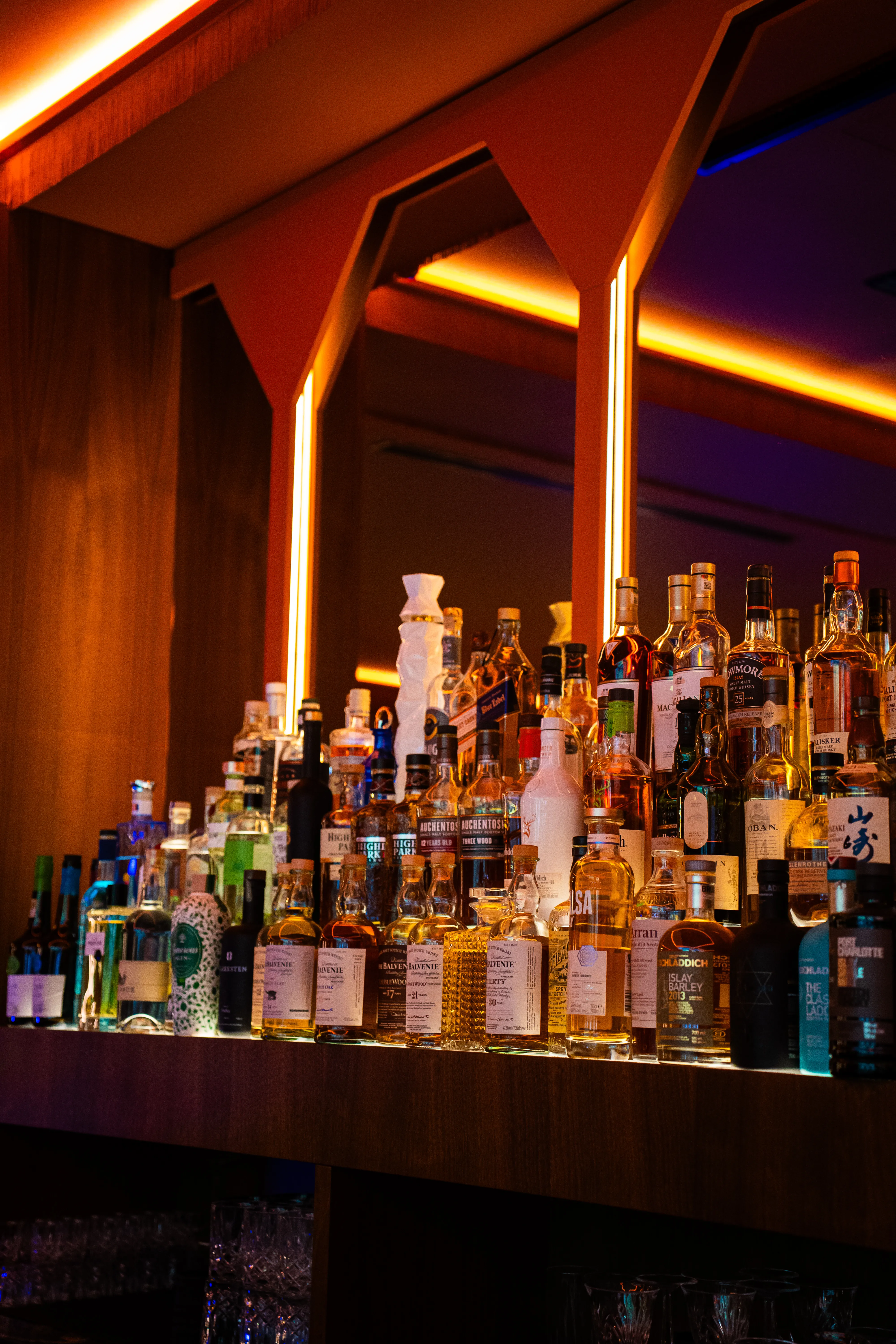 Professional restaurant photography with elegant interior design