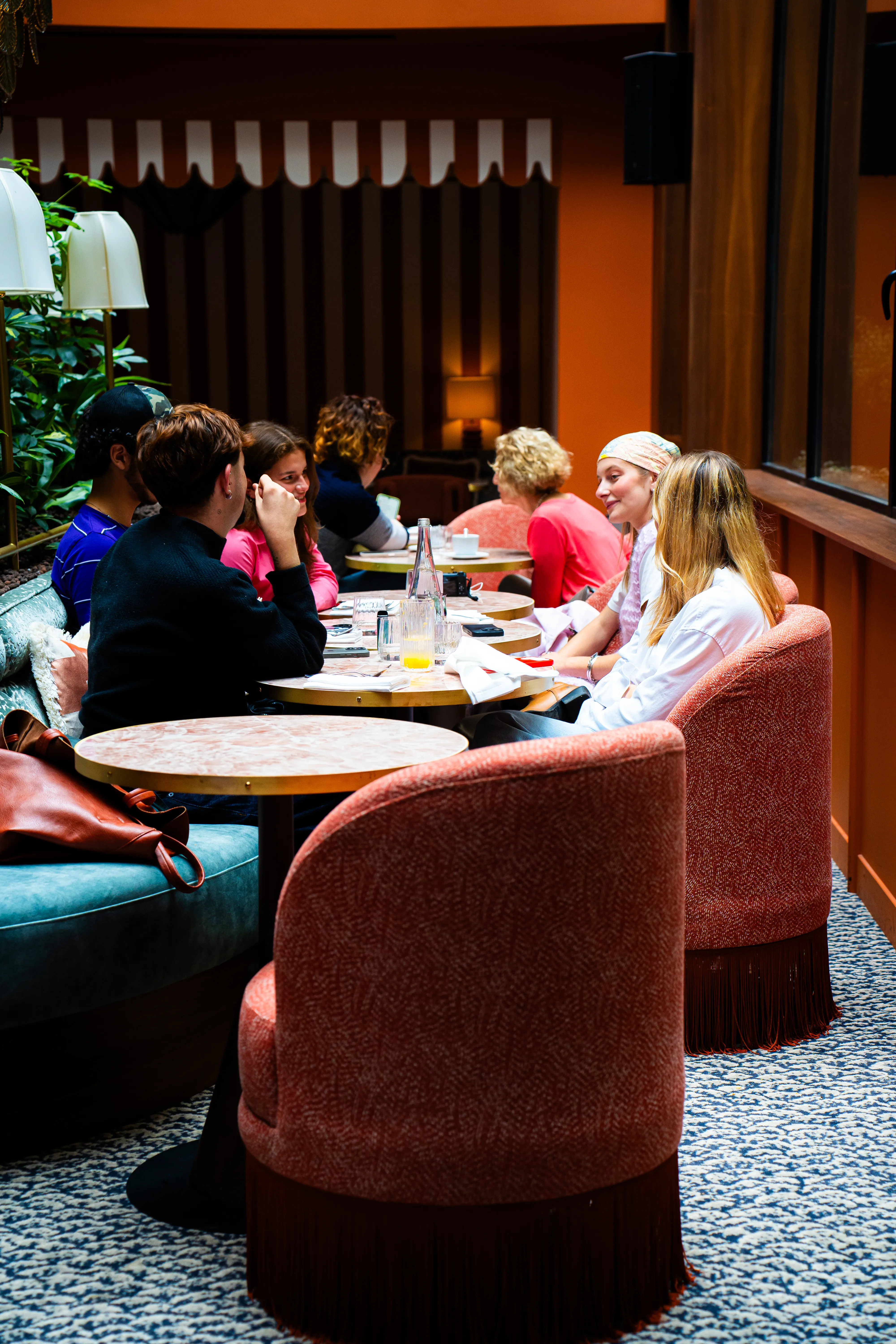 Professional restaurant photography with elegant interior design