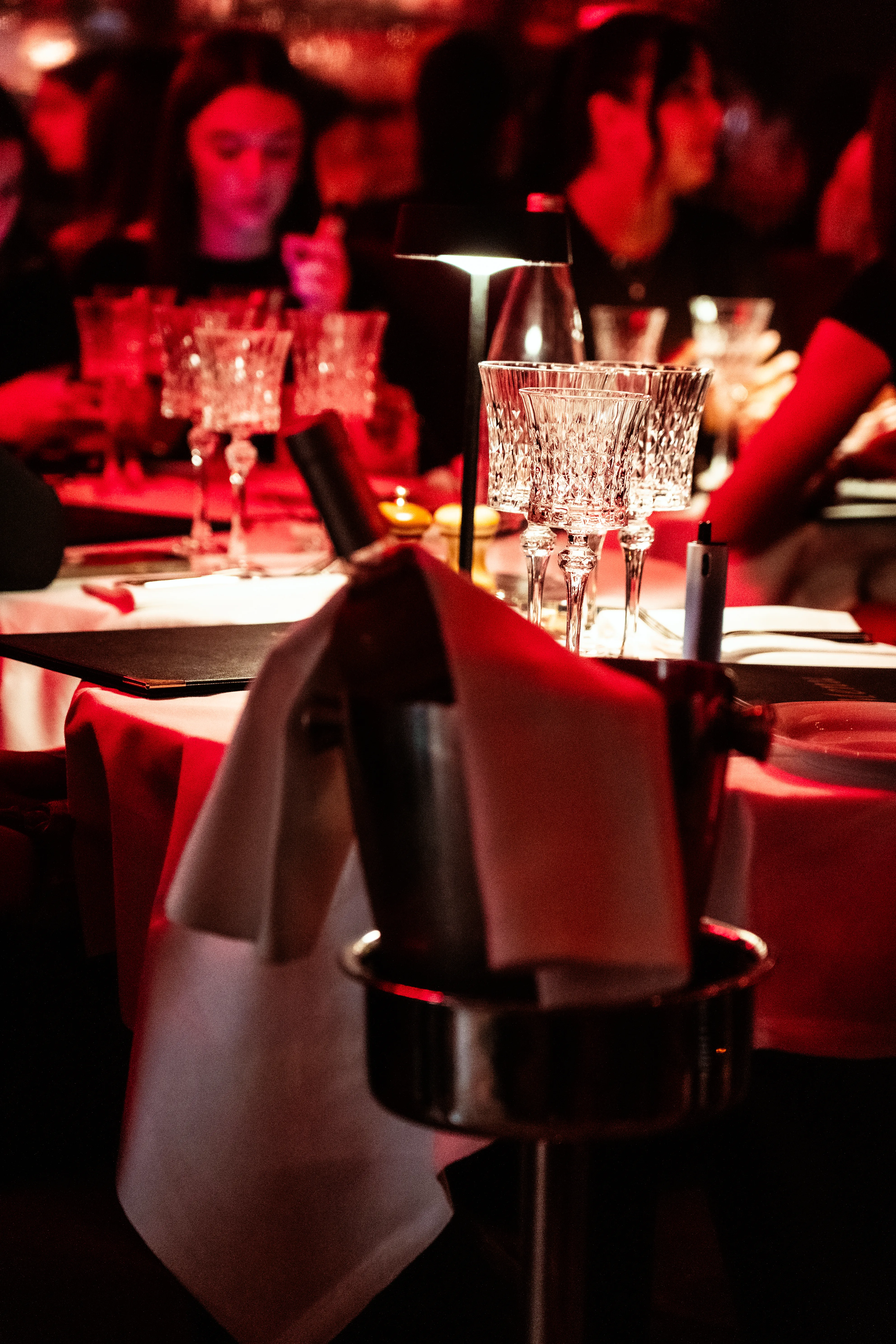 Professional restaurant photography with elegant interior design