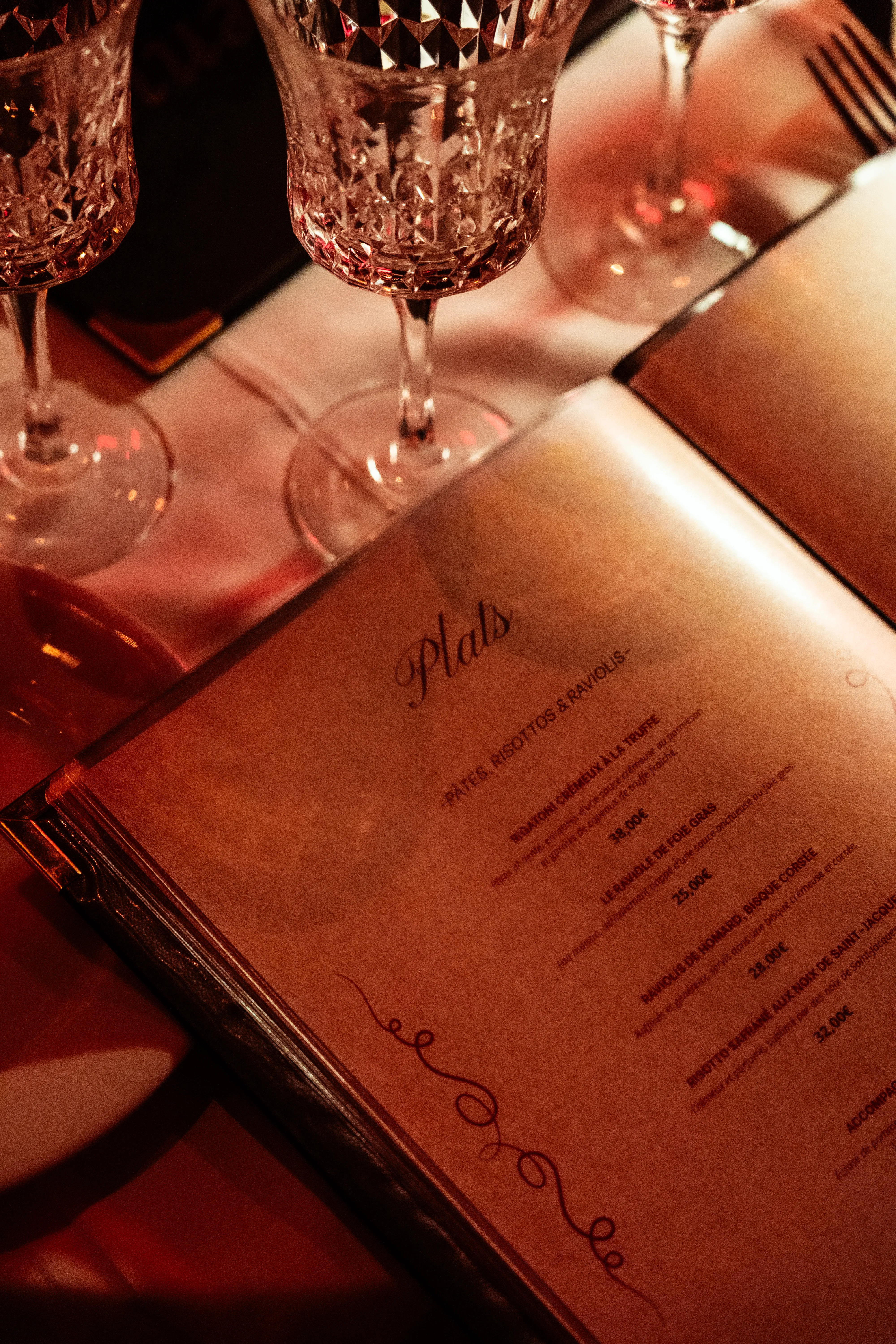 Professional restaurant photography with elegant interior design