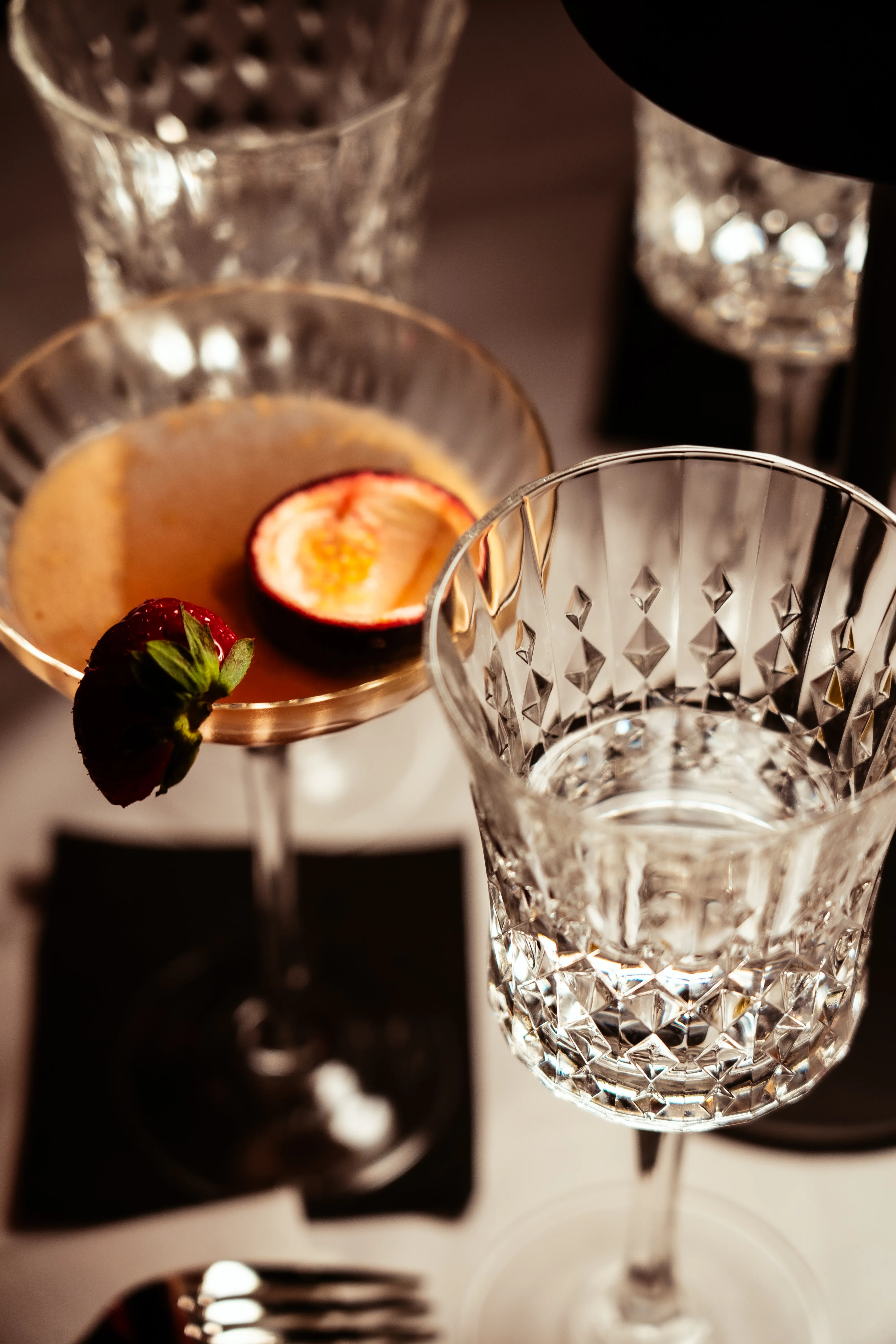 Professional restaurant photography with elegant interior design