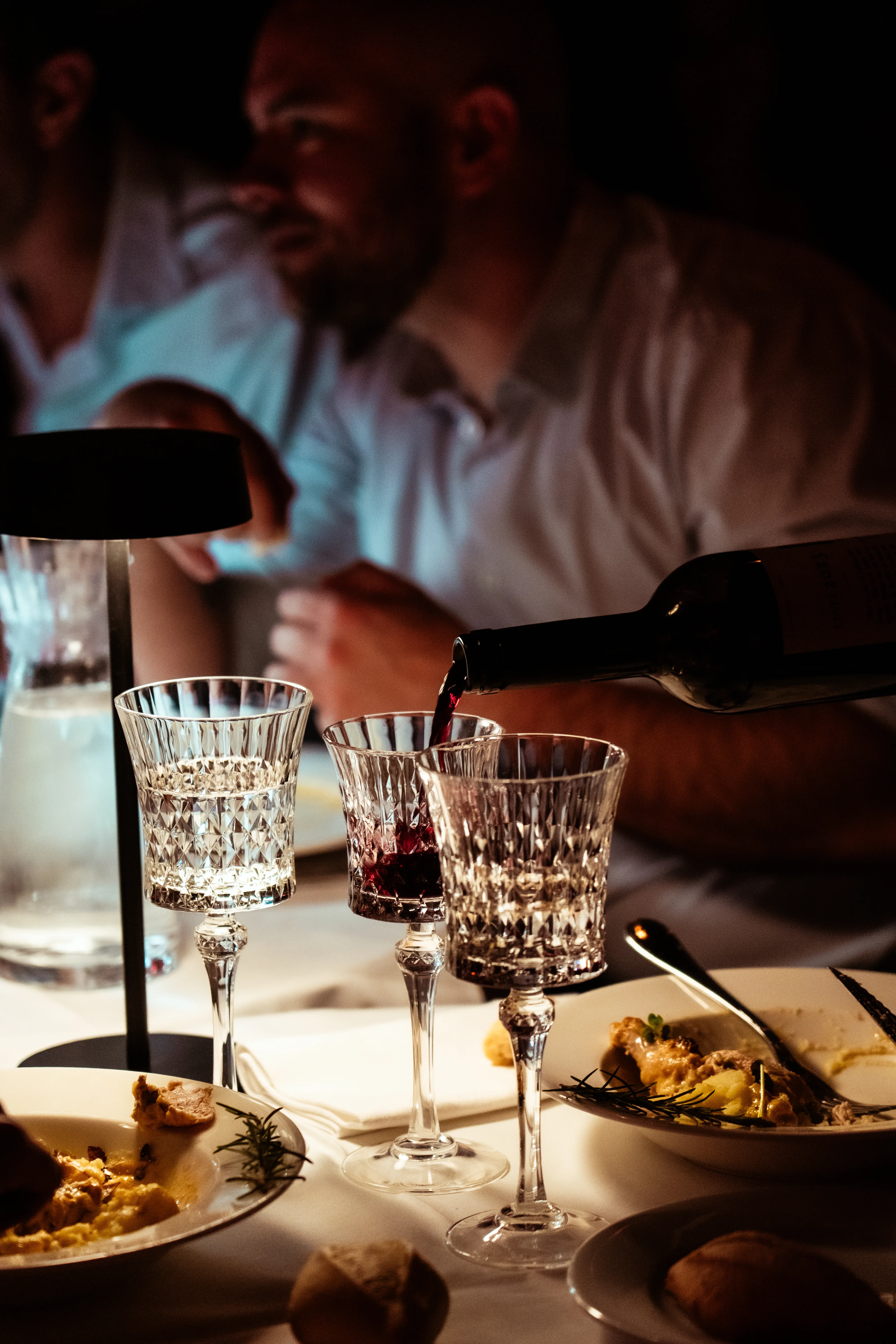 Professional restaurant photography with elegant interior design