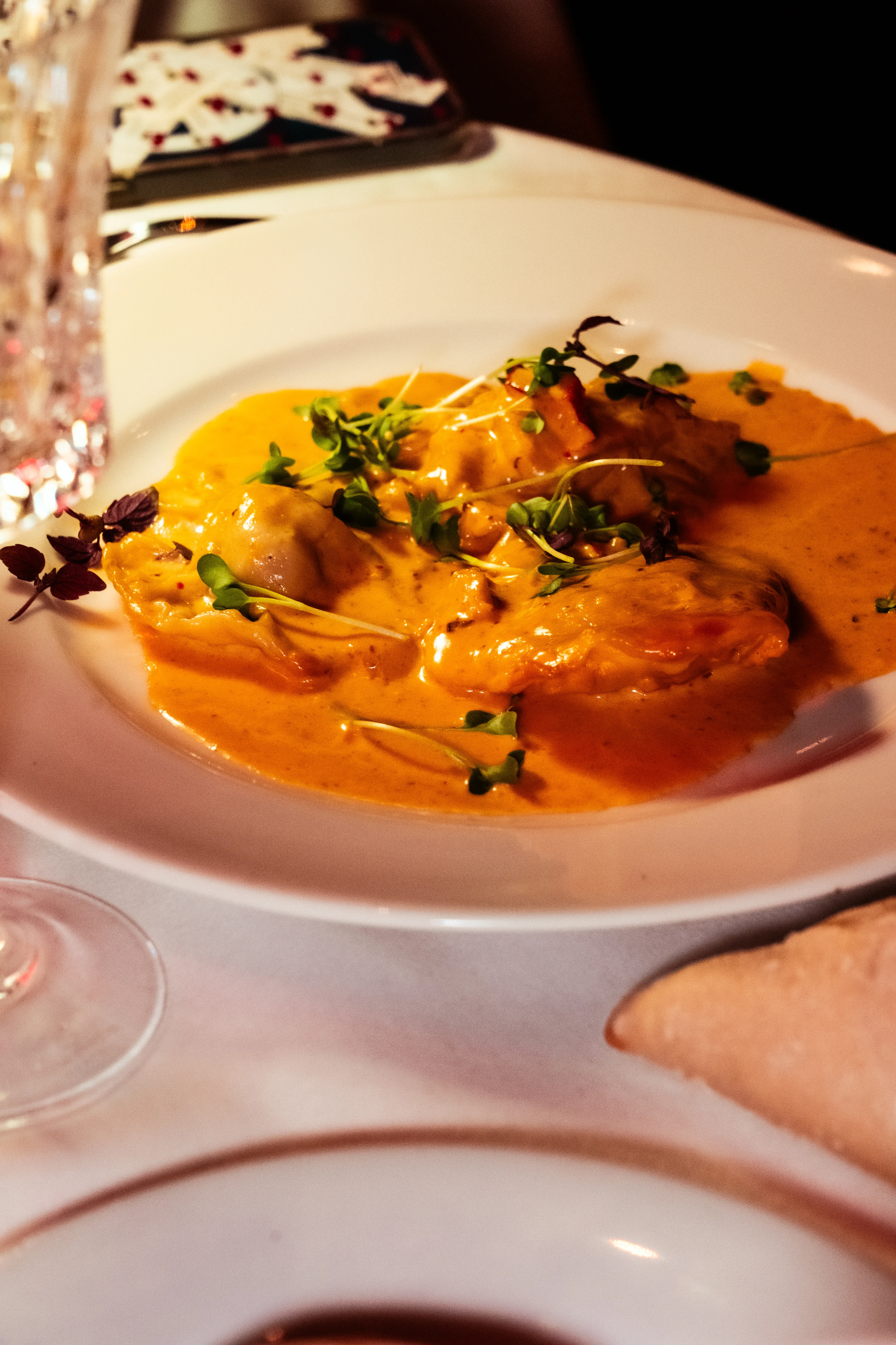 Professional restaurant photography with elegant interior design