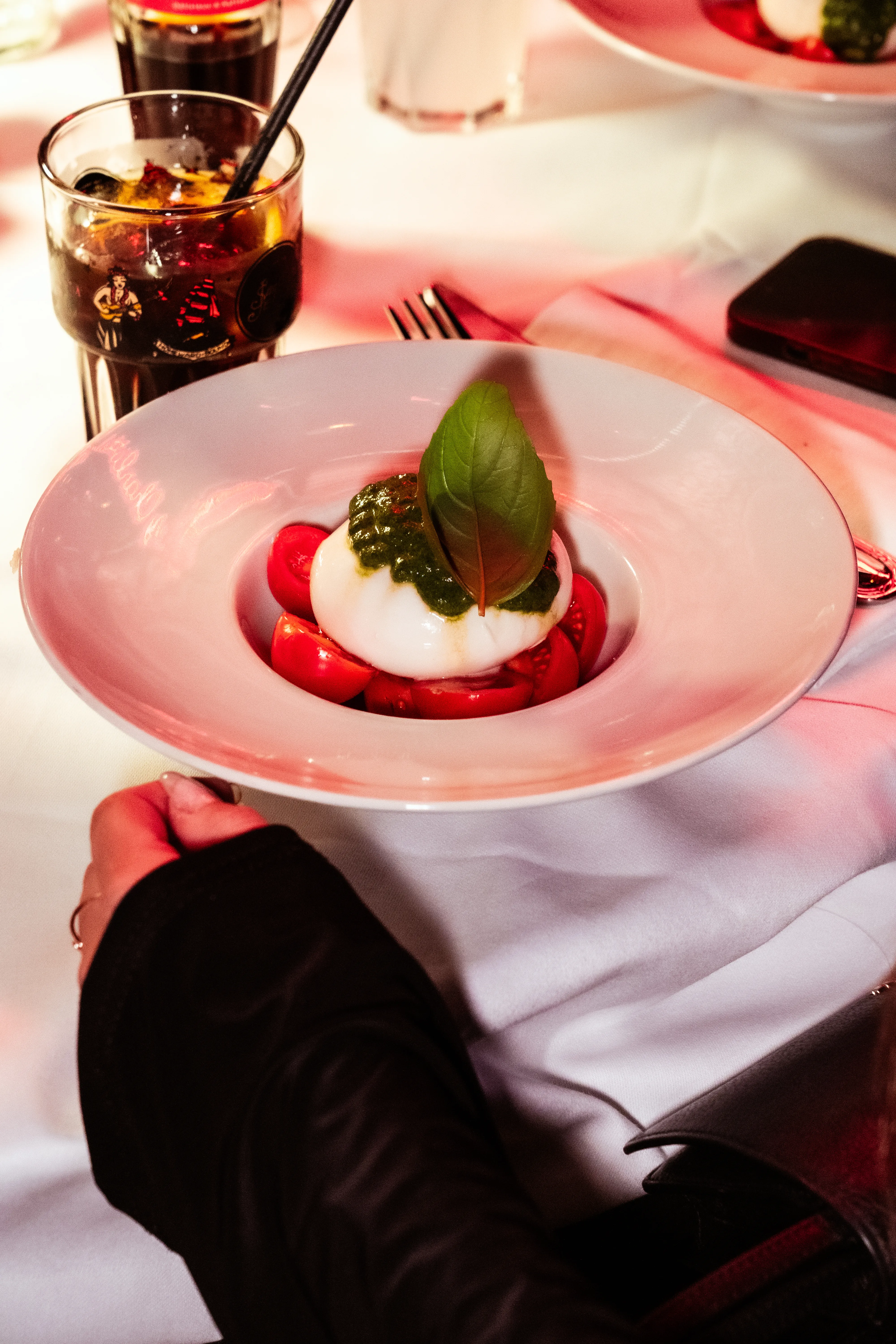 Professional restaurant photography with elegant interior design