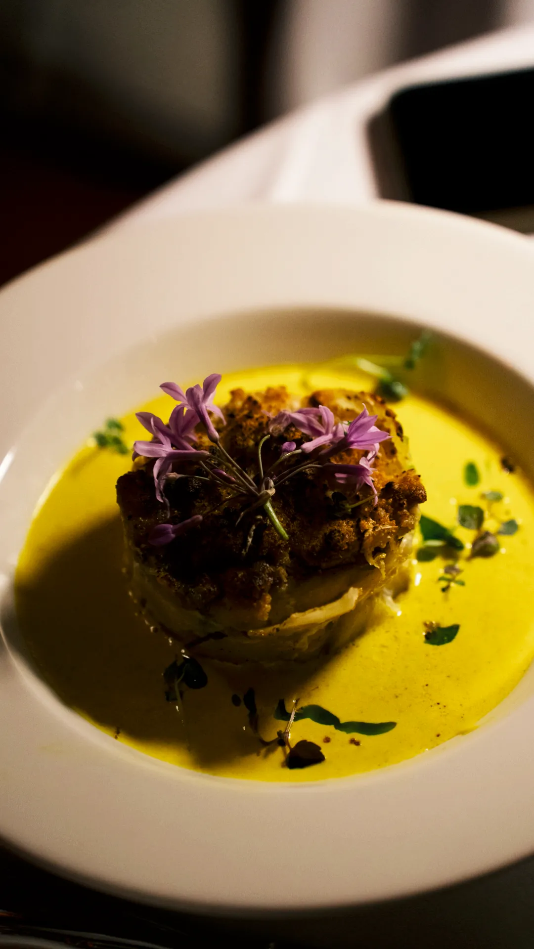 Professional restaurant photography with elegant interior design