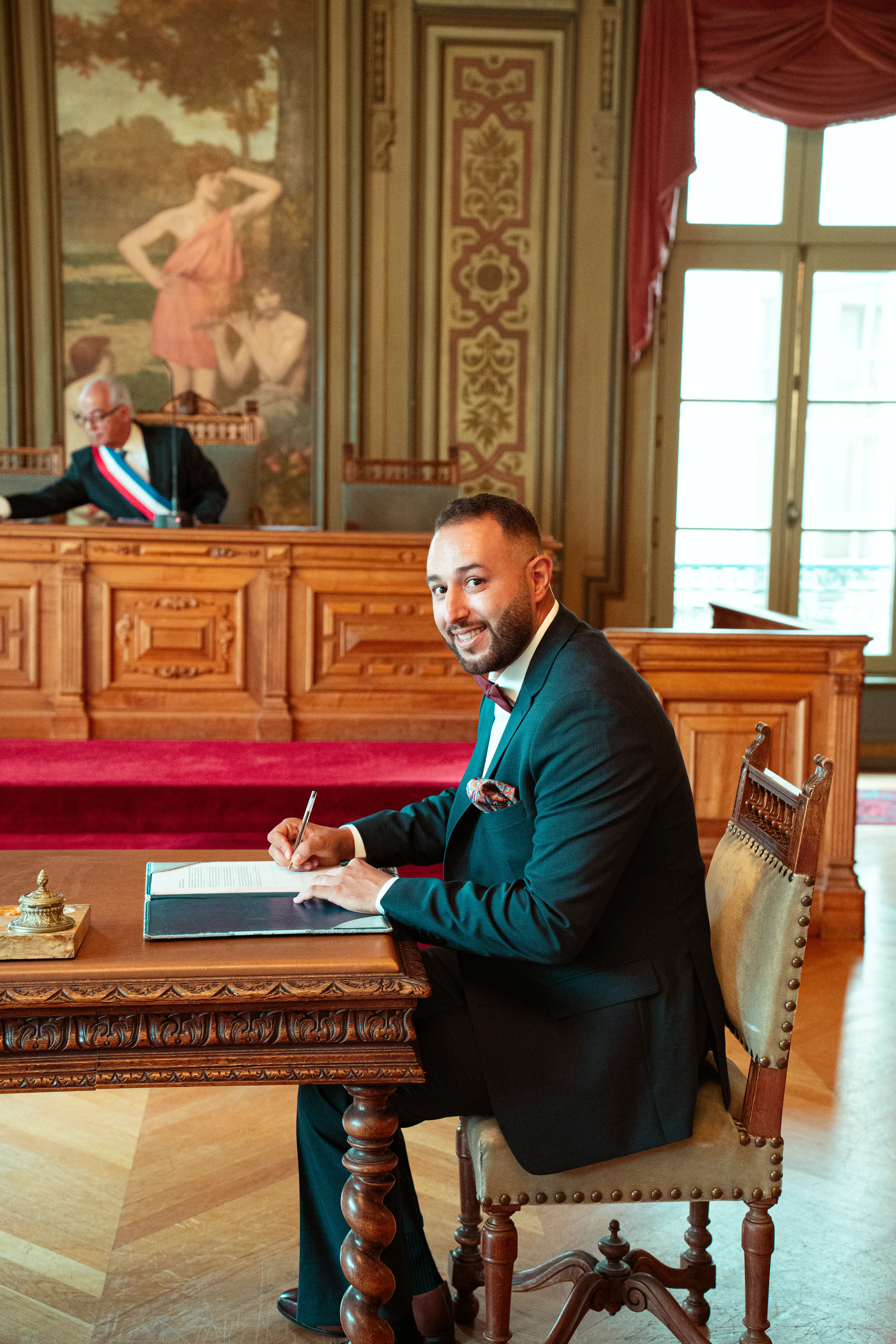 Wedding ceremony photography with traditional elegance