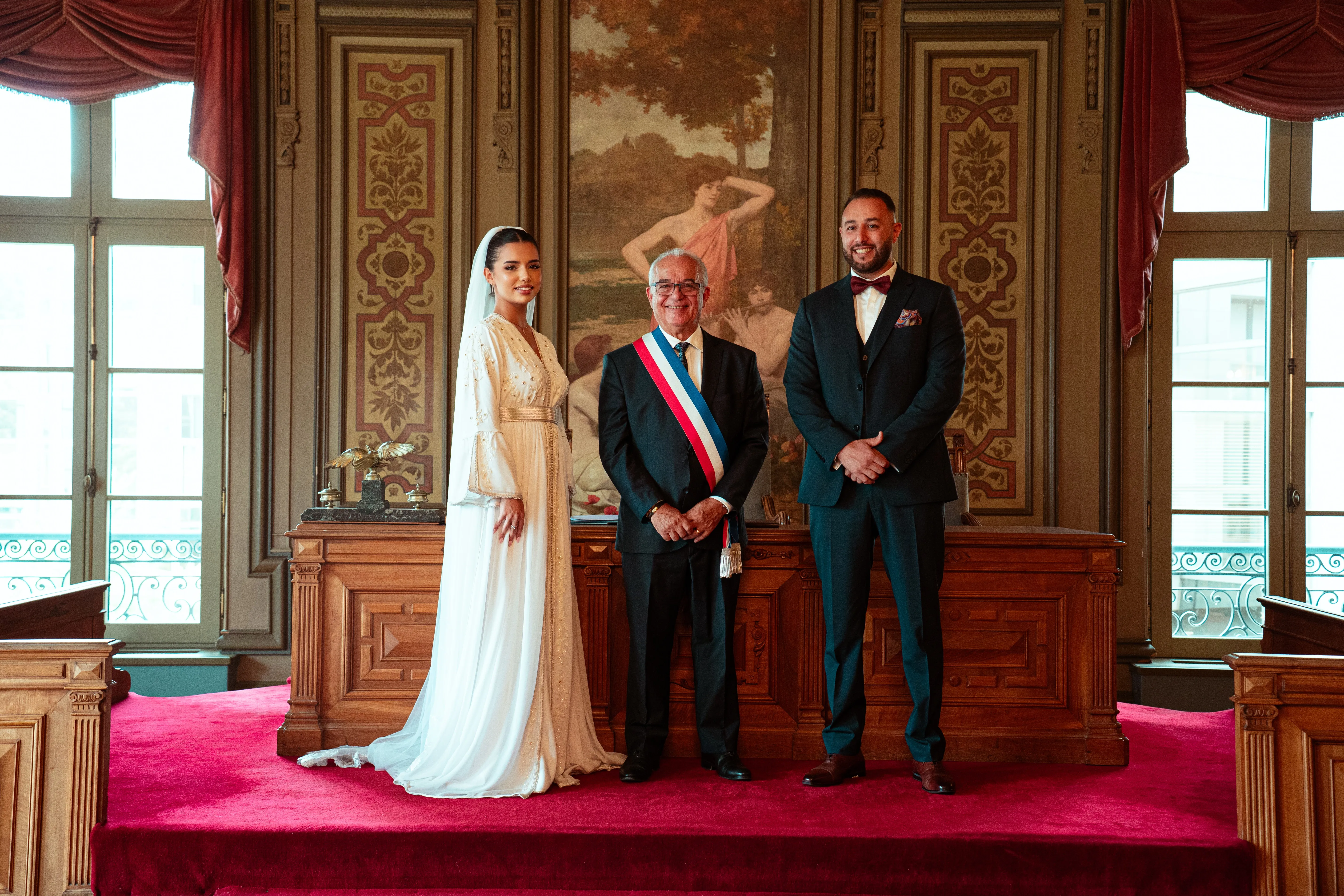 Professional wedding couple portrait photography