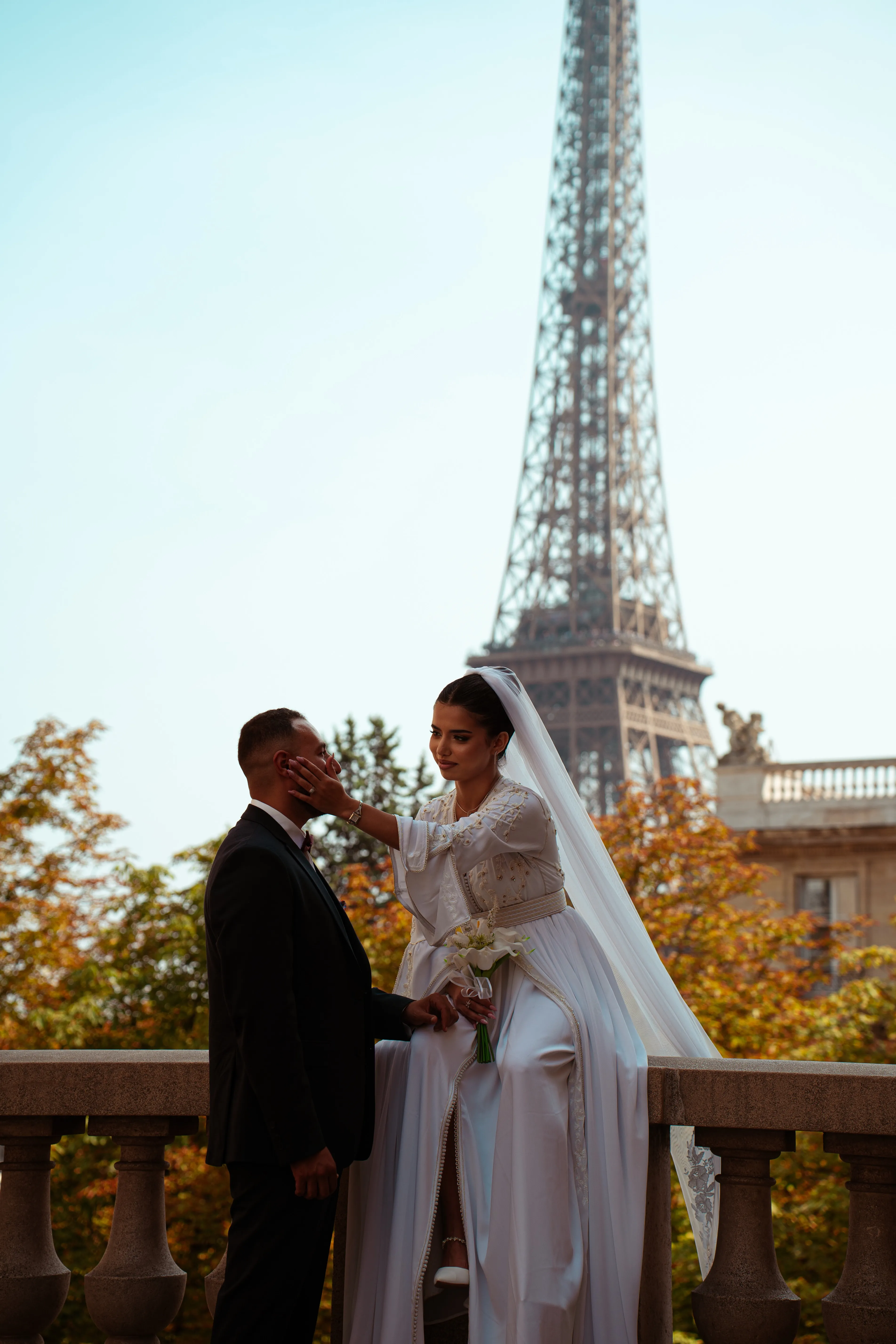 Professional wedding couple portrait photography